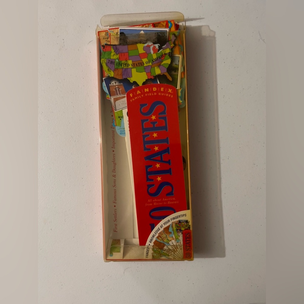 Vintage Fandex Family Field Guides 50 States